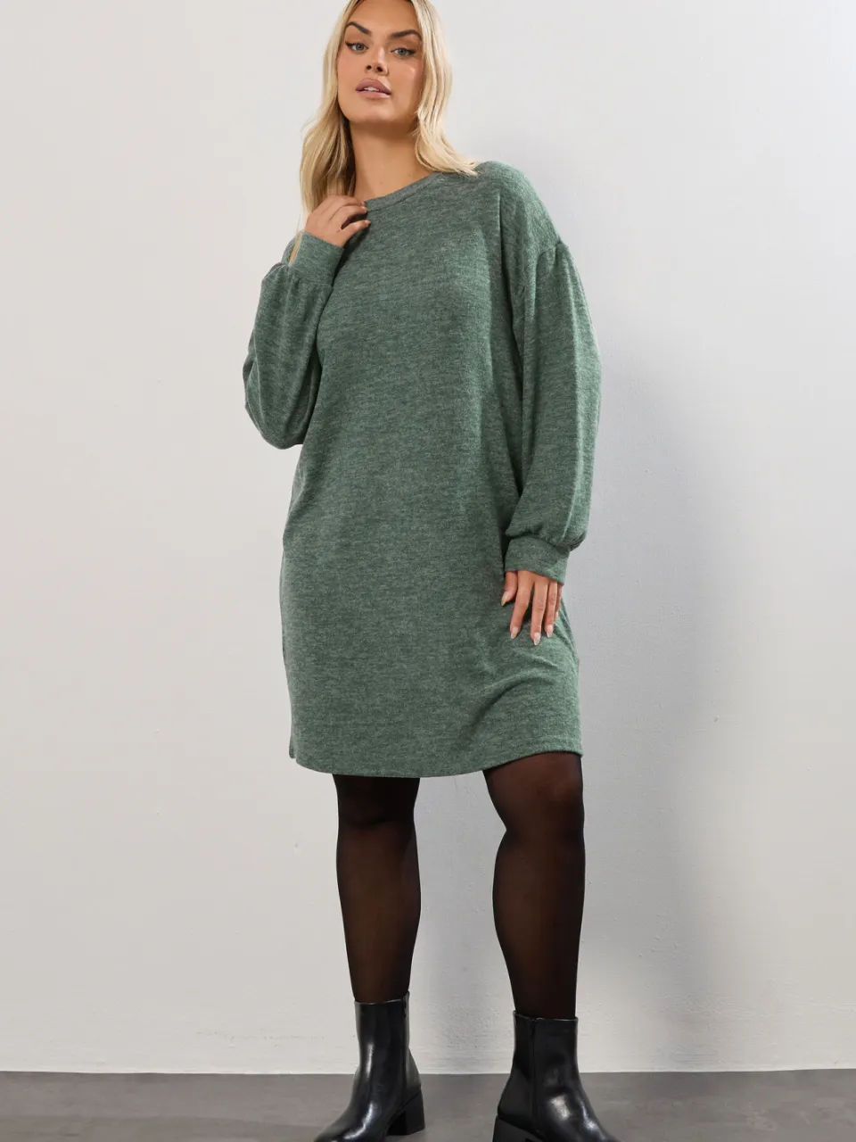 Yours Groene Soft Touch Jumperjurk, foto 2