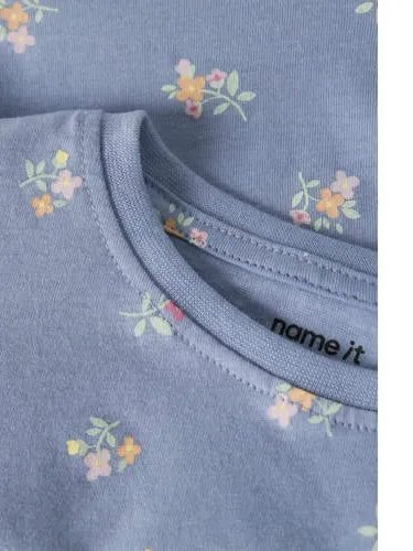NAME IT MINI NMFVIGGA A-lijn jurk blauw, foto 4