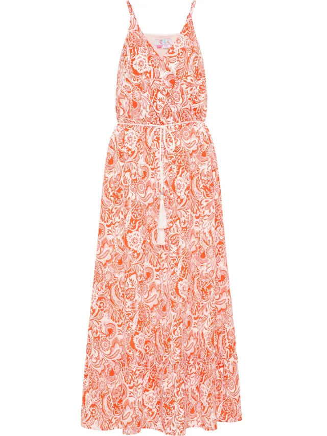 IZIA Jurk Dames rood wit, foto 2