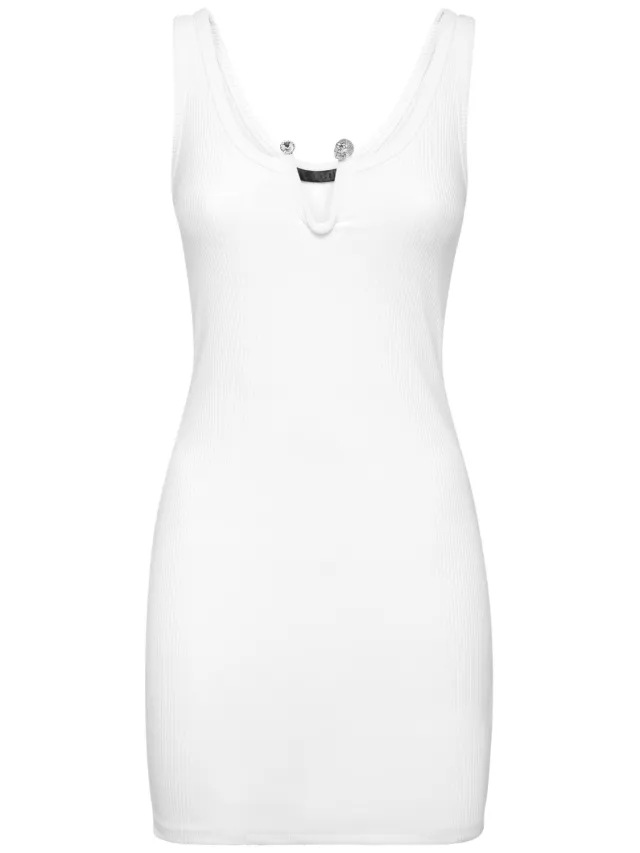 Philipp Plein Korte Jurk wit, foto 2