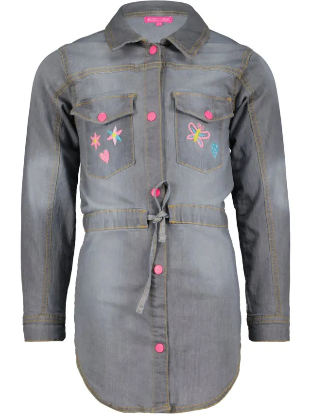 4President Meisjes jurk - Light Grey - Meisjes jurken