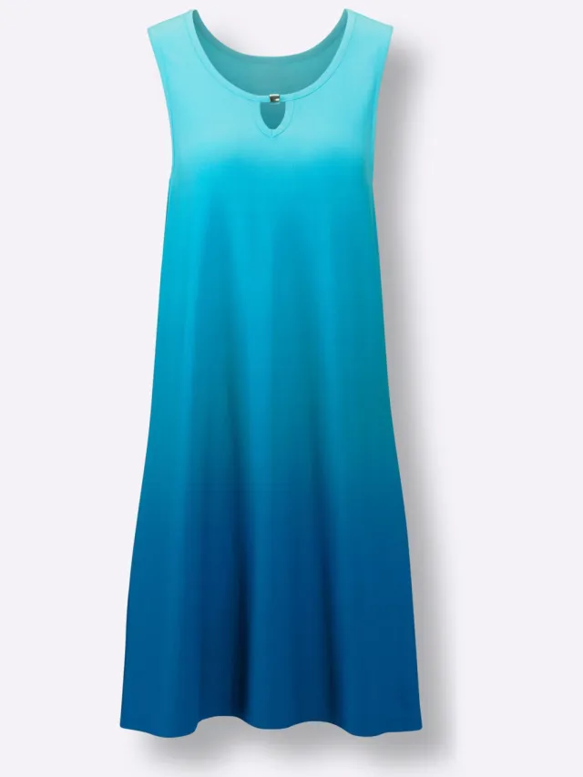Zomerjurk aquamarine/aquapetrol, foto 2