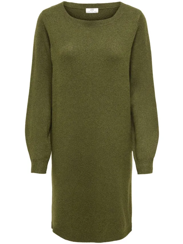 JDY Gebreide jurk JDYBRILLIANT Korte jurk Dark Olive 1