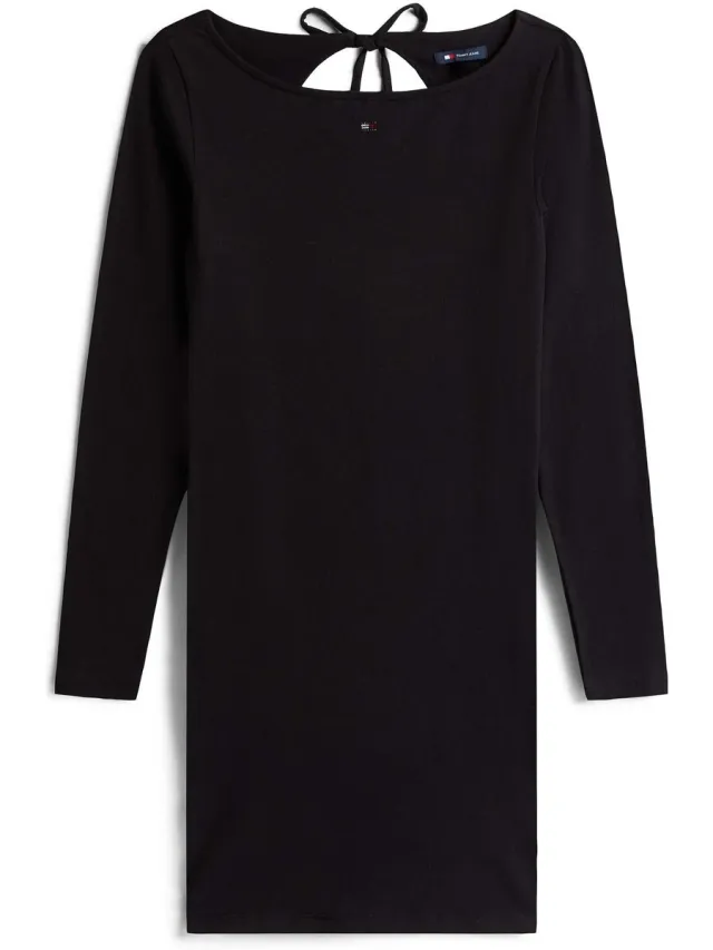 Tommy Jeans Korte Jurk Tommy Jeans Tjw S Flag Bling A-L Zwart