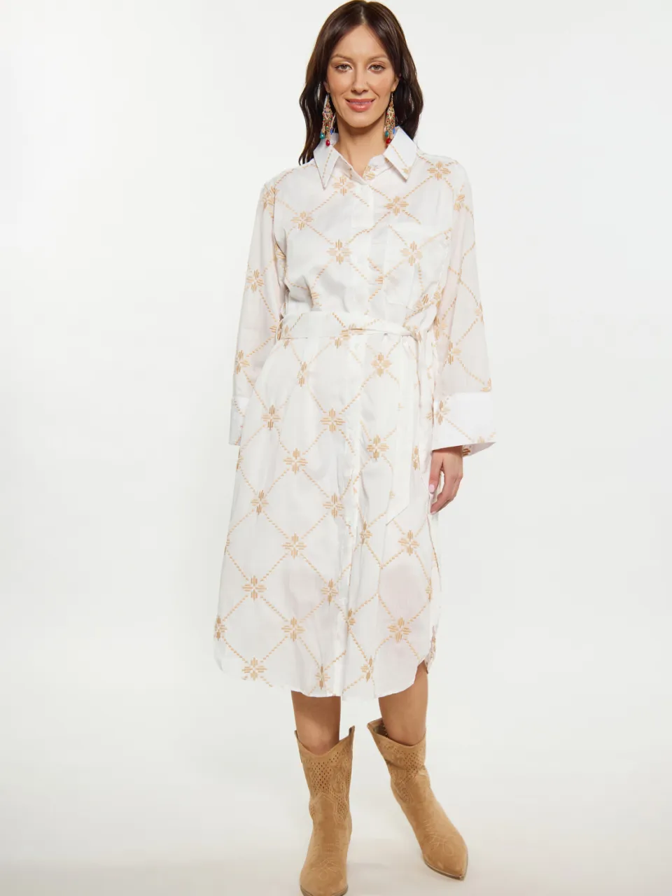 Usha Jurk Dames wit