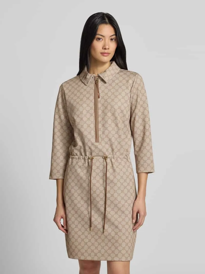Joop! Getailleerde vrijetijdsjurk met wol model 'Marissa' Beige