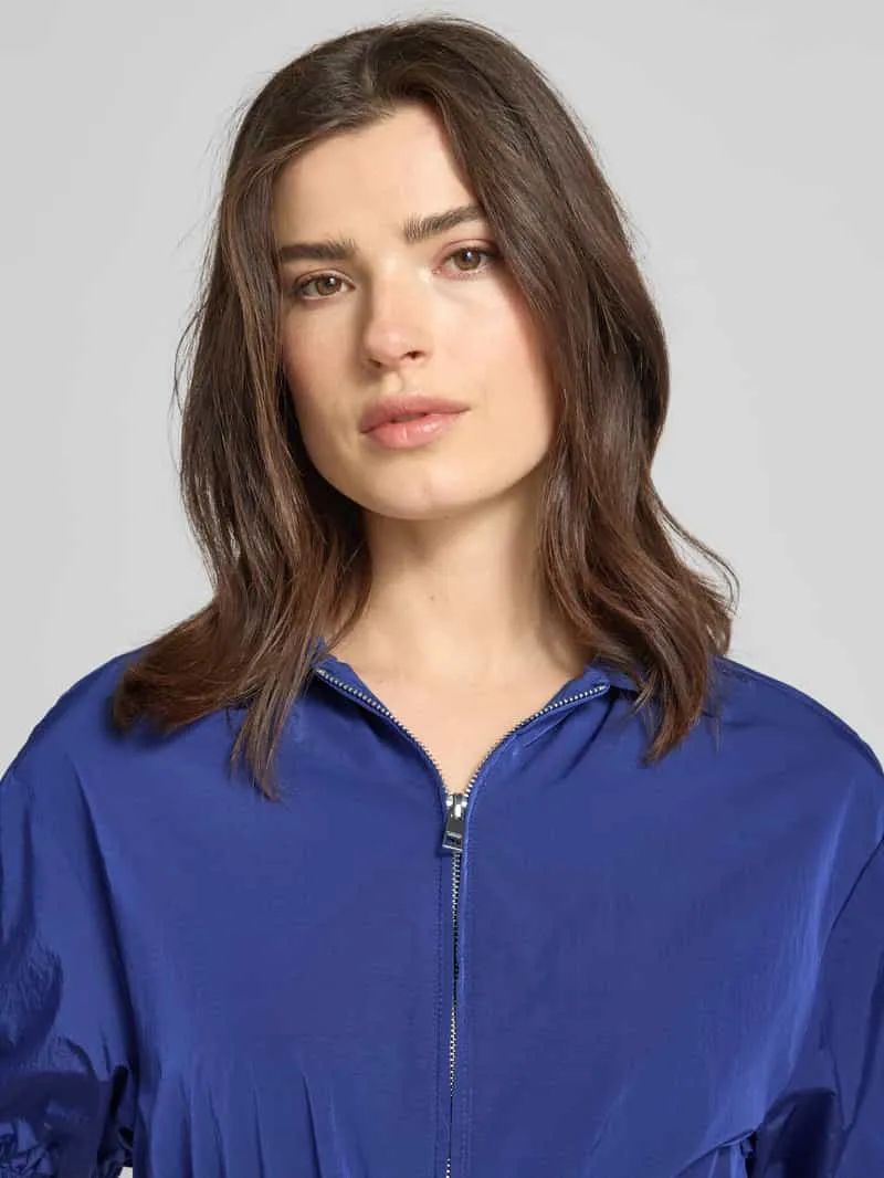 Rich & Royal midi-jurk met korte ritssluiting en trekkoord bij de taille marineblauw, foto 3