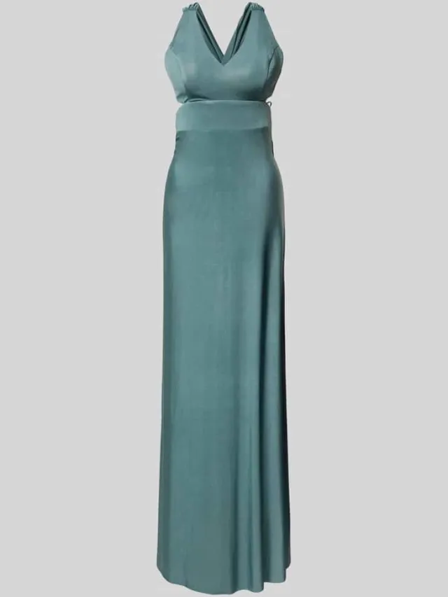 TROYDEN COLLECTION Avondjurk met cut-outs mintgroen, foto 2