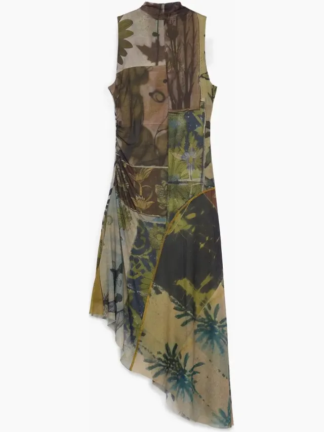 Desigual Dames jurk met hoge kraag Desigual veelkleurig