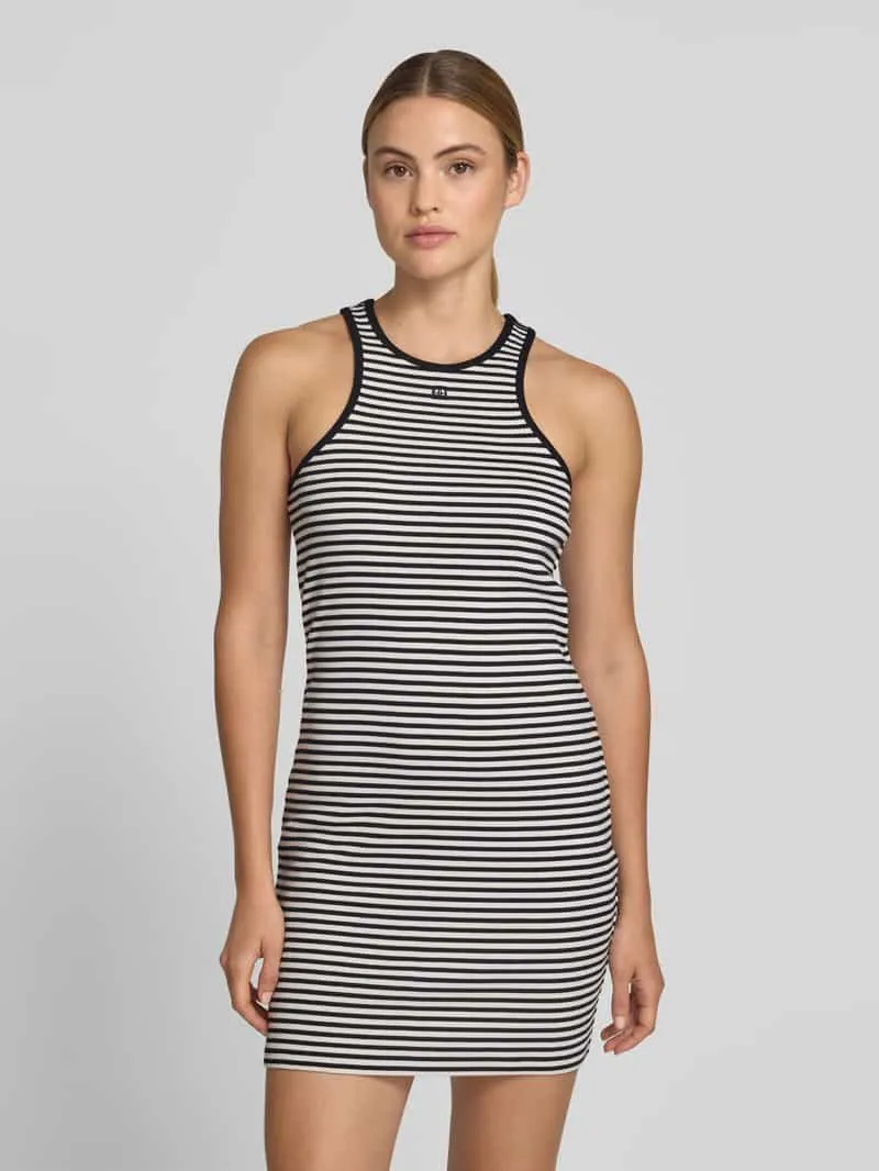 Anine Bing slim fit jurk in brei-look Orange
