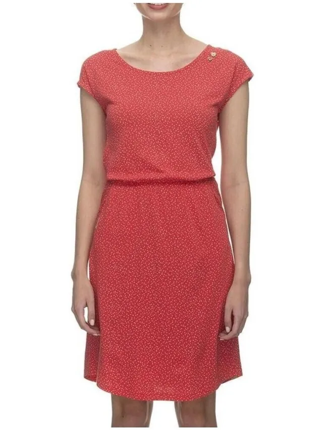 Ragwear Korte Jurk Ragwear Lilithe Rood