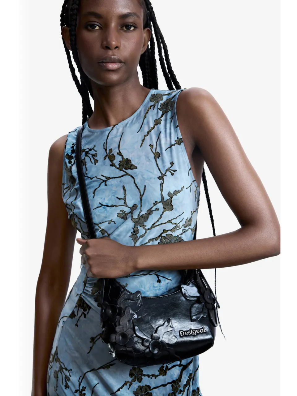 Desigual zomerjurk lichtblauw, foto 4