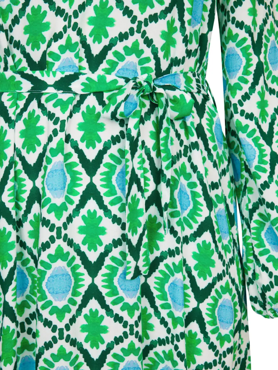 Miss Etam Plus midi jurk groen, foto 5