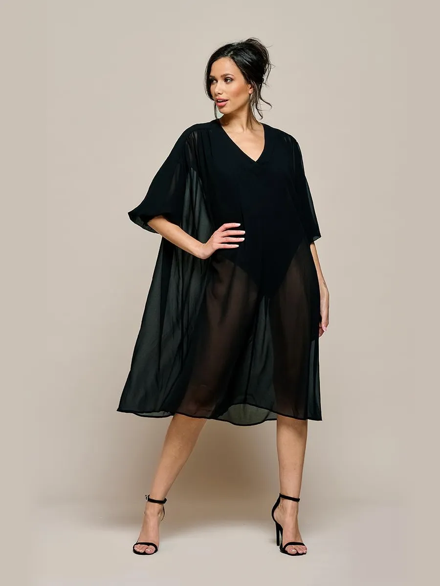 Mart Visser Hazel Kaftan Zwart, foto 2