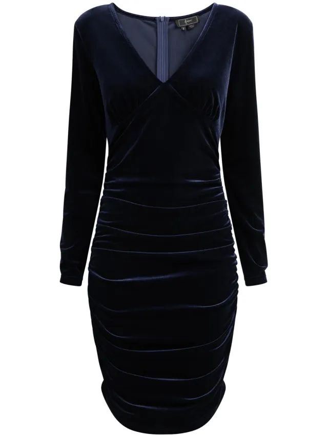 Faina Jurk Dames donker marine, foto 2