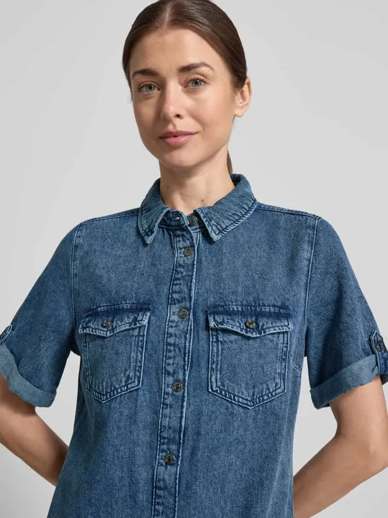 Vero Moda VMJENNIE spijkerjurk medium blue denim, foto 8