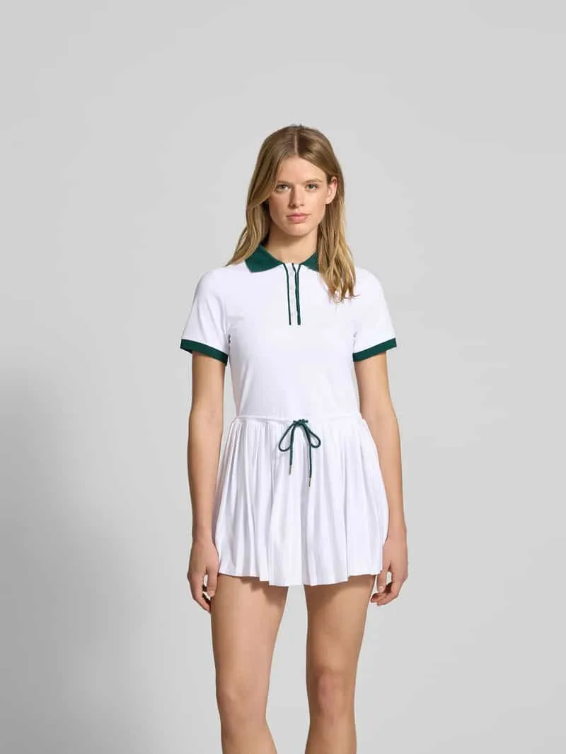 Varley Mini-jurk met polokraag wit, foto 4