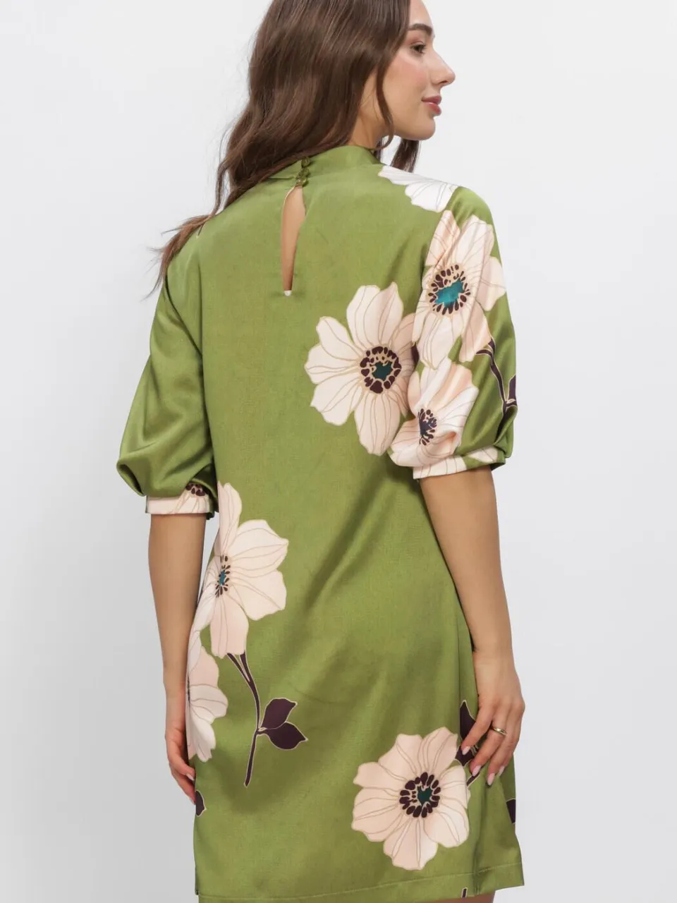 ANA ALCAZAR Dames Jurken 041815-3811 - Groen, foto 3