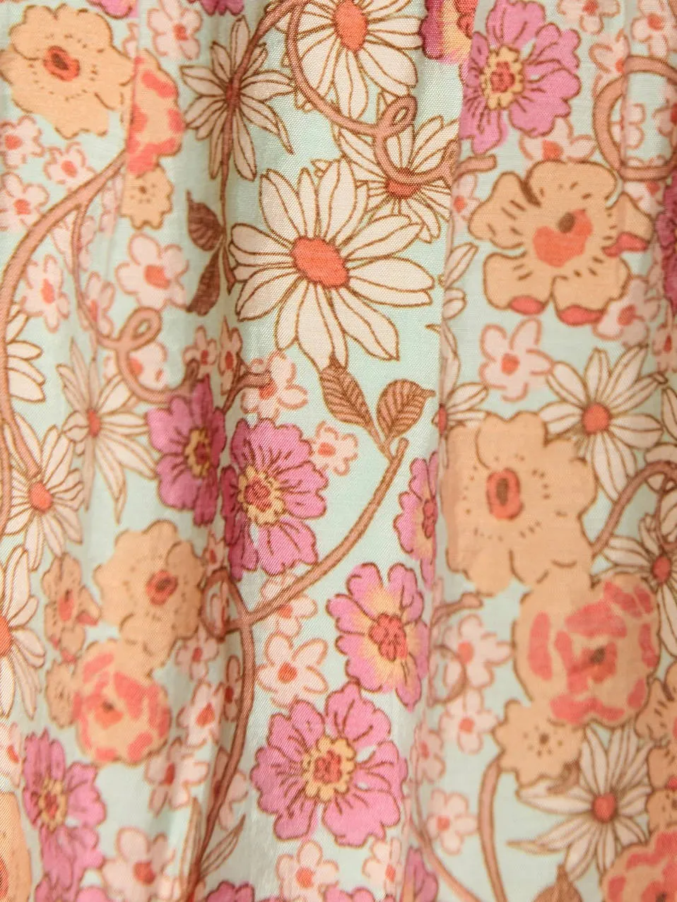 Zizzi gebloemde korte jurk oranje, foto 7