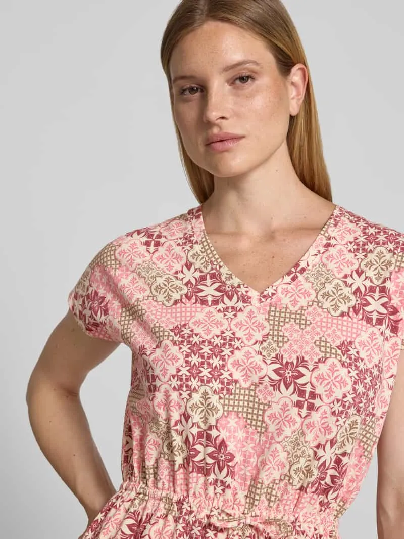 s.Oliver relaxed fit vrijetijdsjurk van katoenmix felroze, foto 5