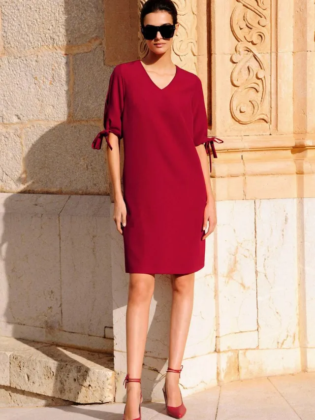 Alba Moda Jurk rood