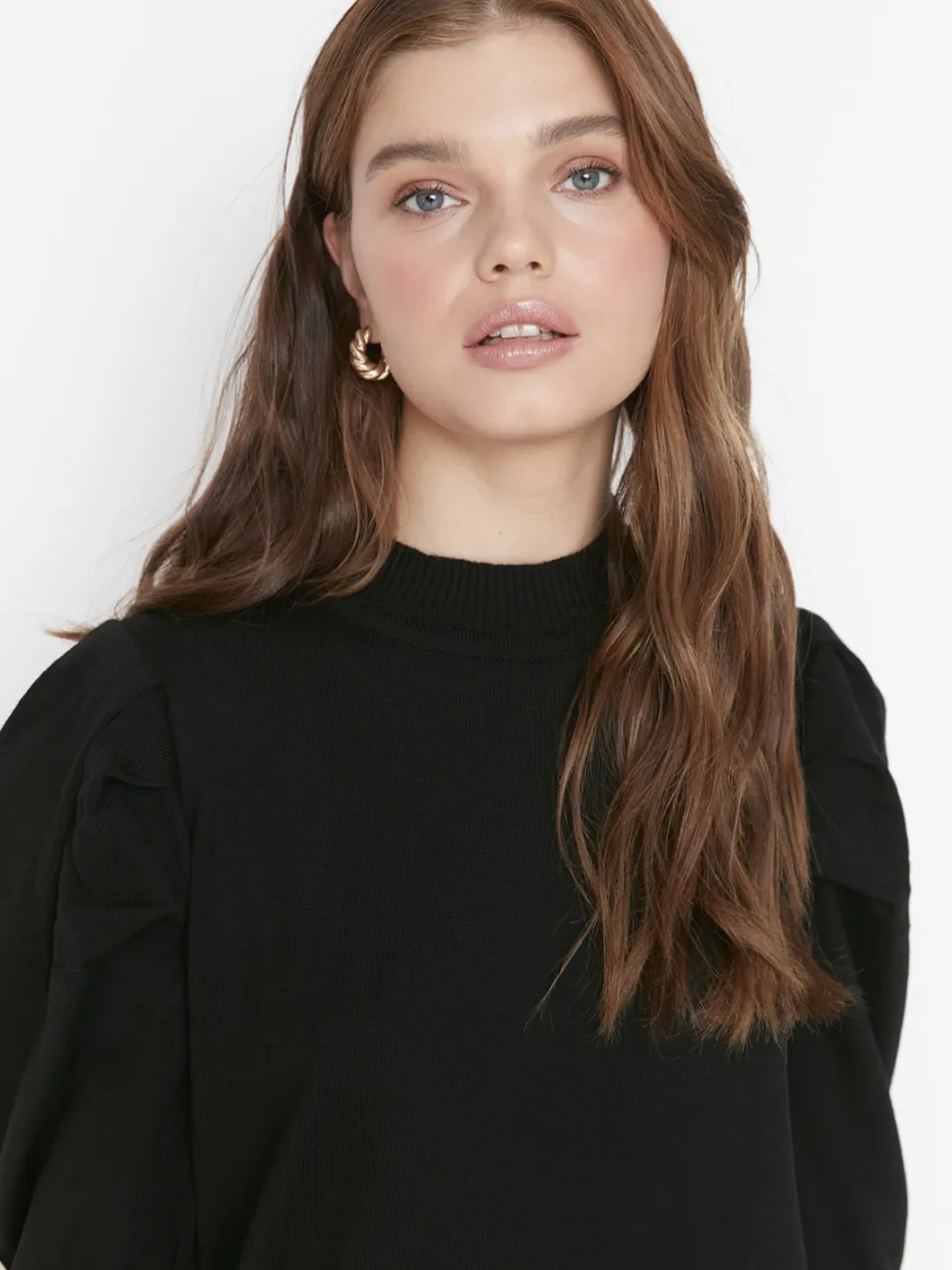 Trendyol Modest Dames Zwart Maxi Lang Casual Recht Modest Jurken, foto 2