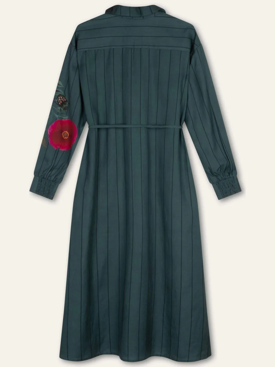 Oilily Dione maxi blousejurk donkergroen, foto 2