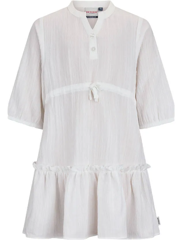 Retour Jeans Candy midi jurk offwhite, foto 2