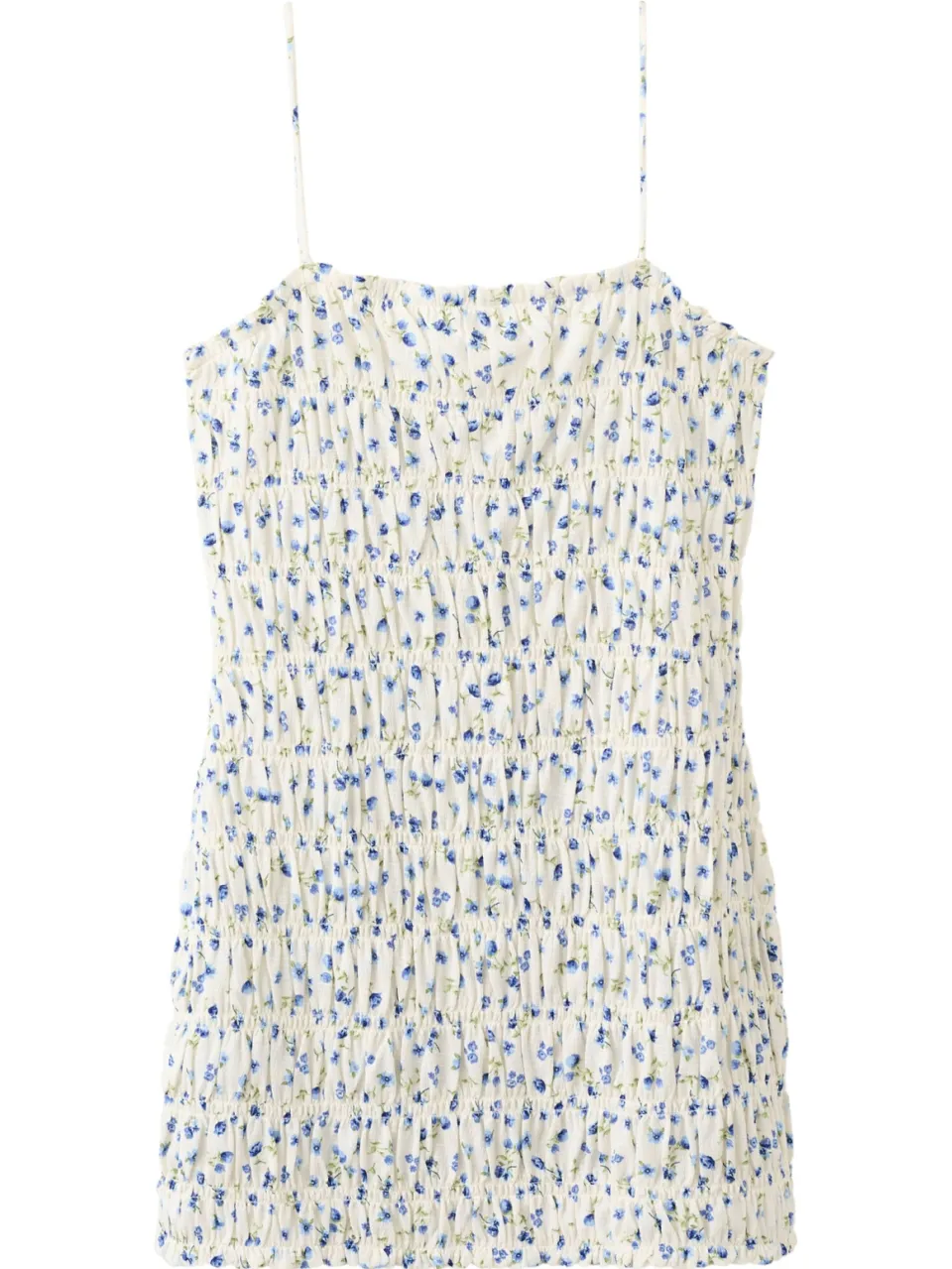 Mango gebloemde zomerjurk - blauw, foto 2