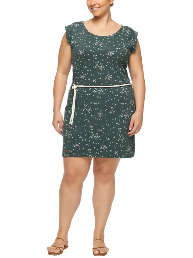 Ragwear Damesjurk Ragwear Tamy donkergroen