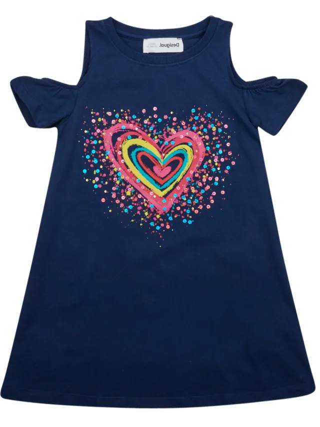 Desigual Korte Jurk Desigual VEST_BLOOM Marine