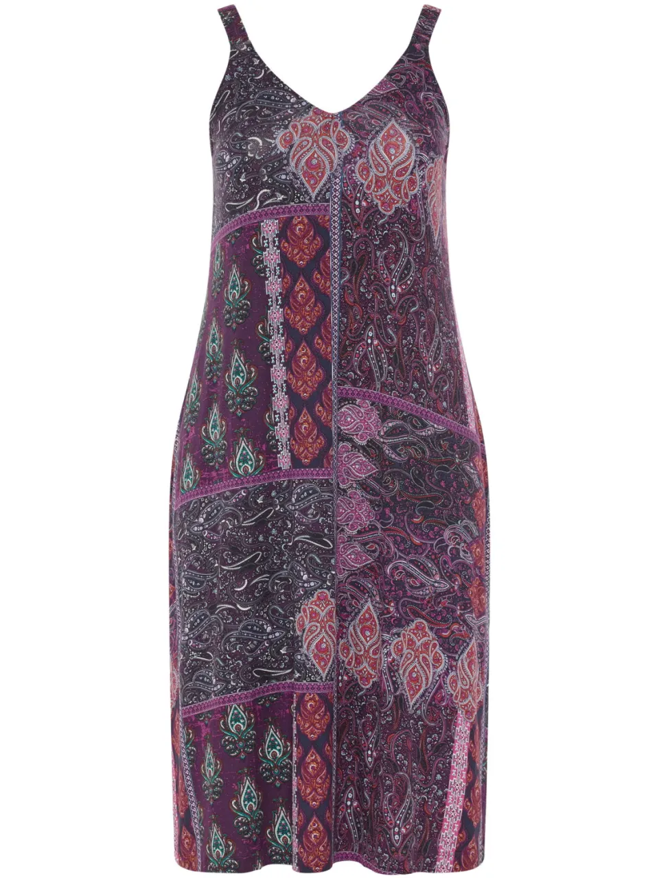 Yours Paarse Paisley Overgooijurk-56, foto 3