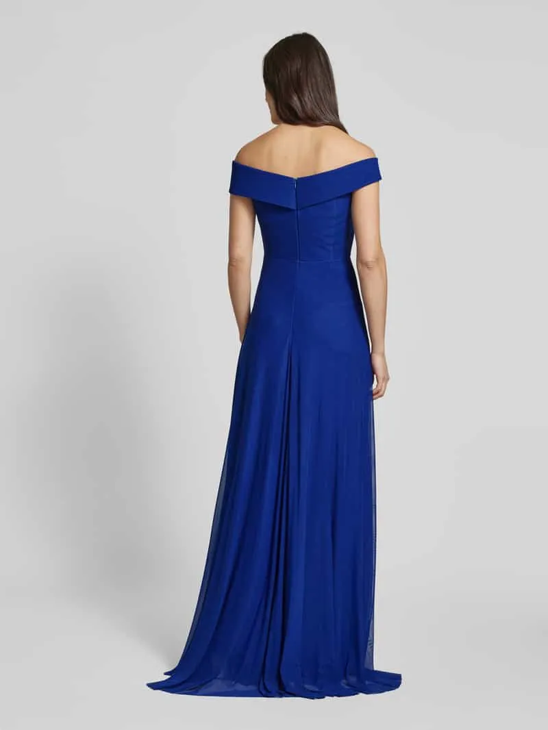 TROYDEN COLLECTION Avondjurk in laagjeslook koningsblauw, foto 3