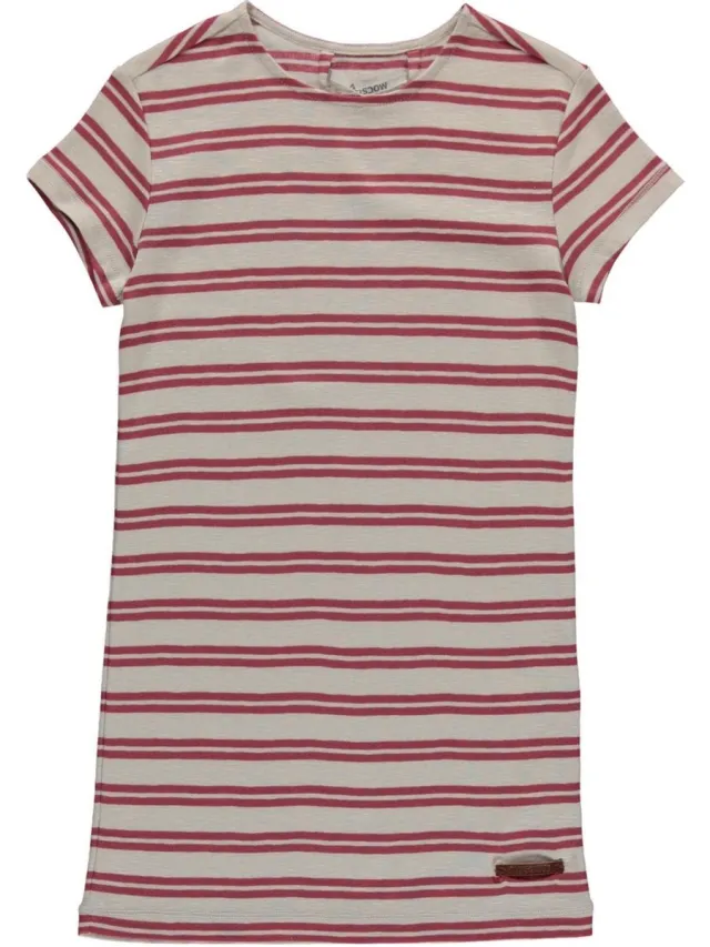 Moscow Off-White/ Pomegranate Dress/ Jurk rood