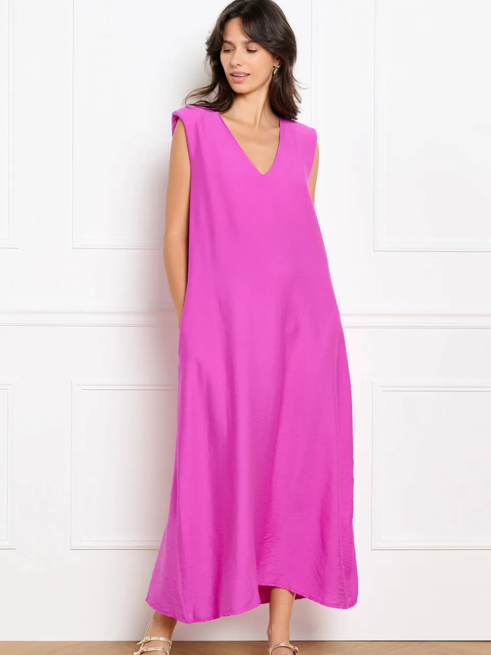 LOLALIZA zomerjurk - roze