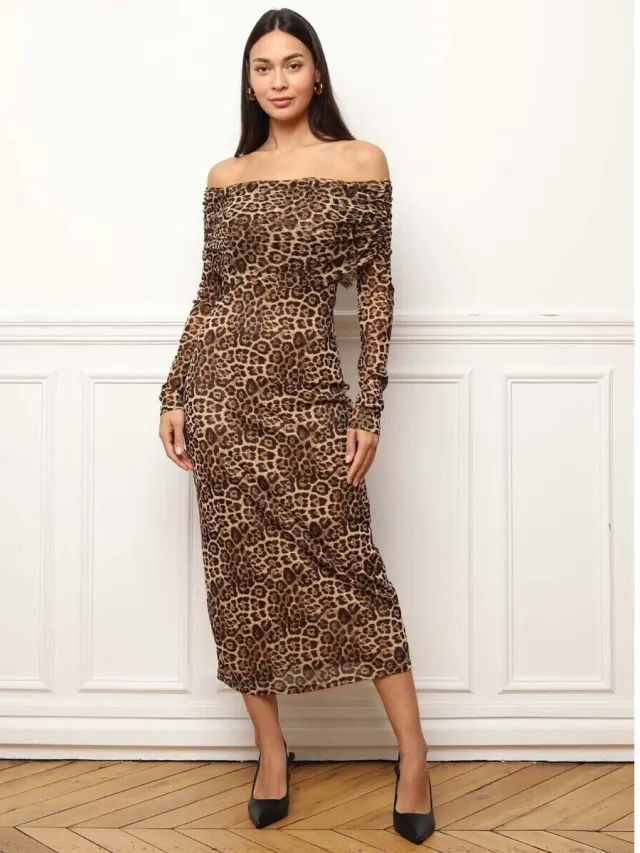 La Modeuse Jurk La Modeuse 73194_P172683 Beige