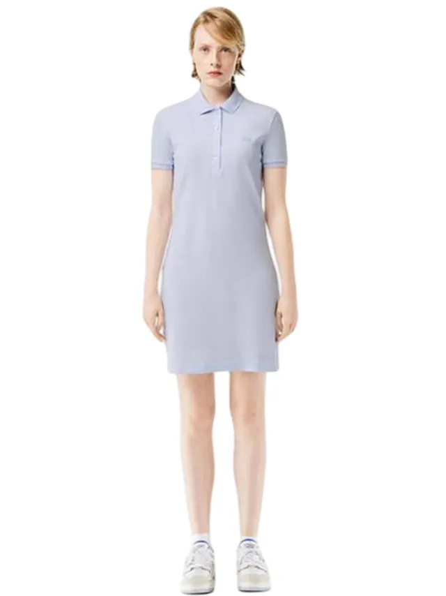 Lacoste Polojurk met kraag voor dames (Lichtblauw) blauw
