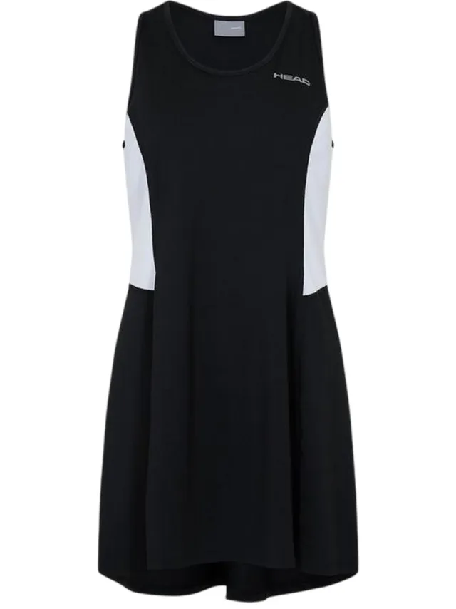 Head Dames Club Effen Tank Jurk (Zwart)
