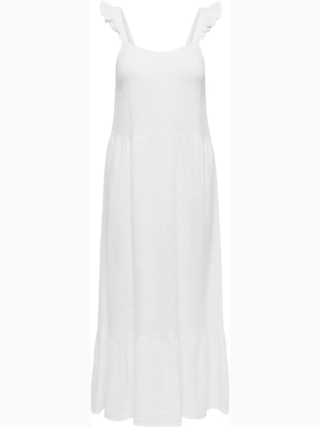 Only Jurk ONLTHYRA Lange jurk cloud dancer 1