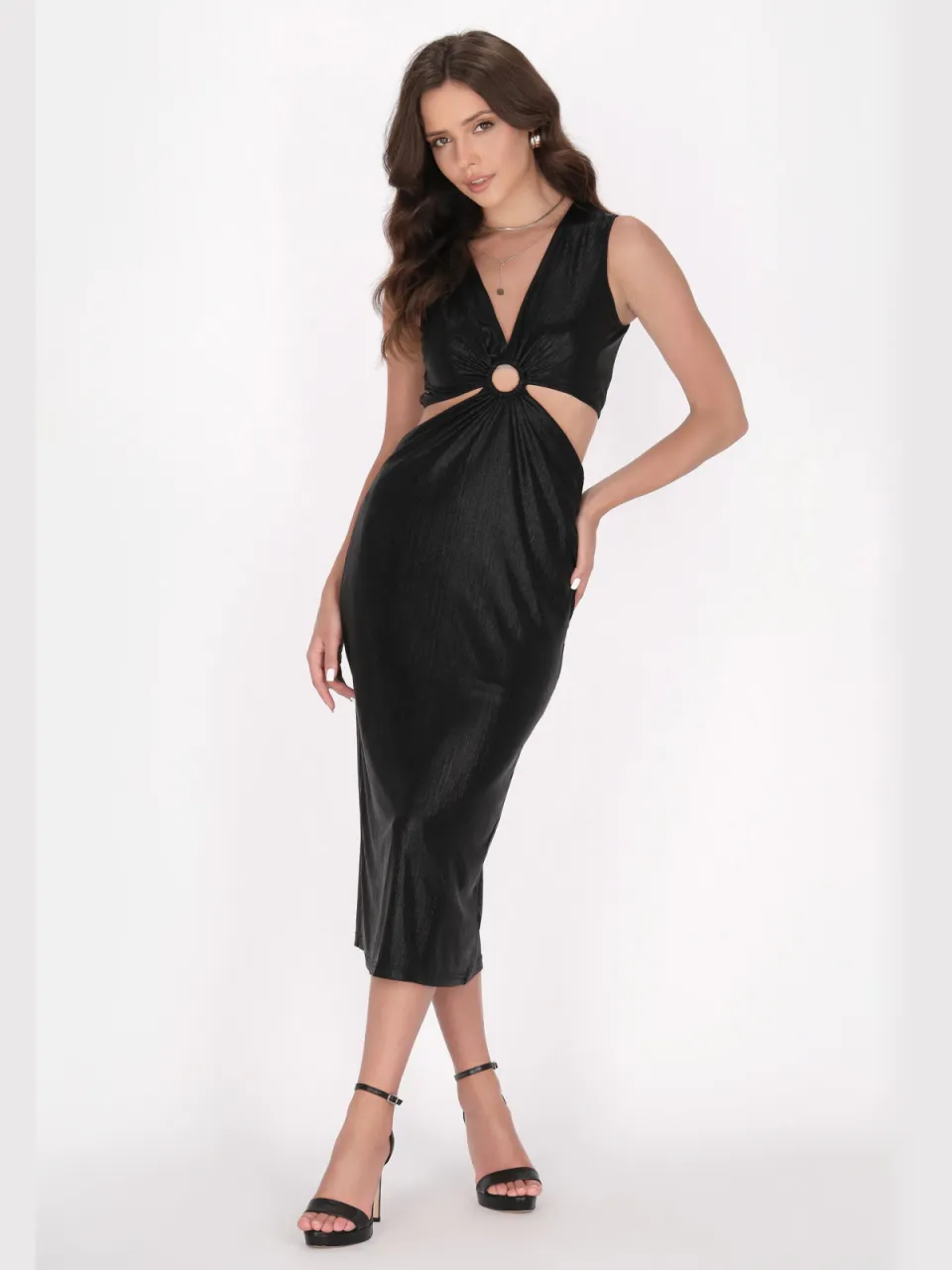 Faina Jurk Dames zwart