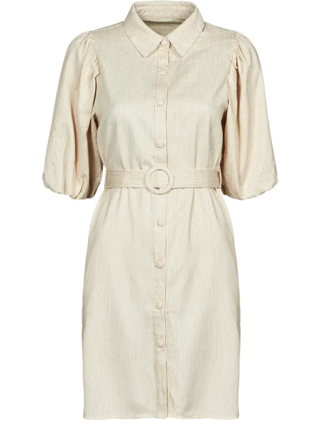 Betty London Korte Jurk Betty London CELLA Beige