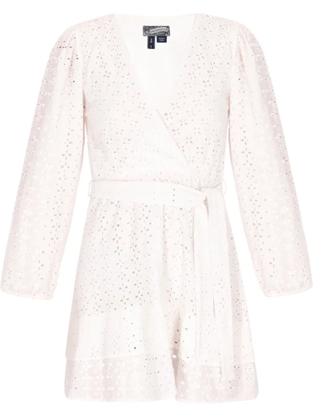 DREIMASTER jurk wit