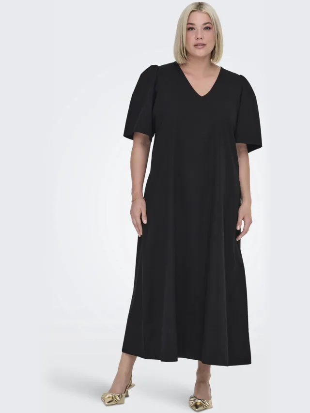 Only Carmakoma Jurk CARLINA Midi-jurk Black