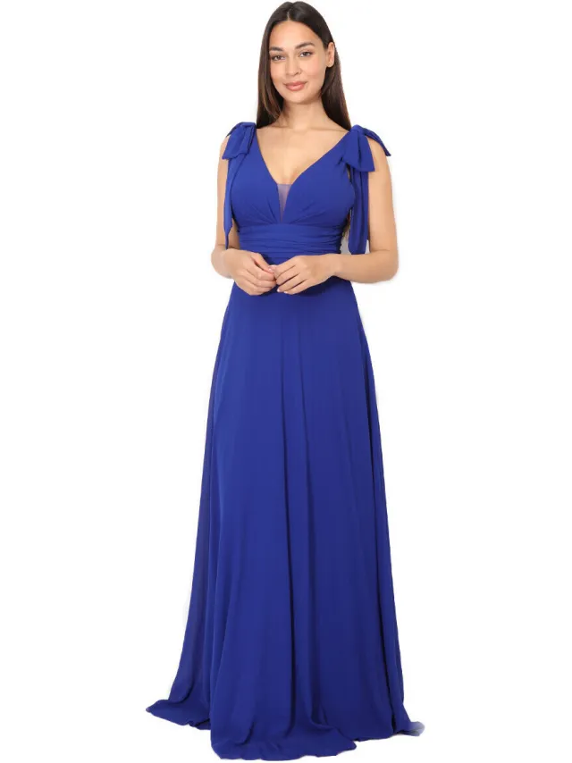 La Modeuse Jurk La Modeuse 70588_P165131 Blauw