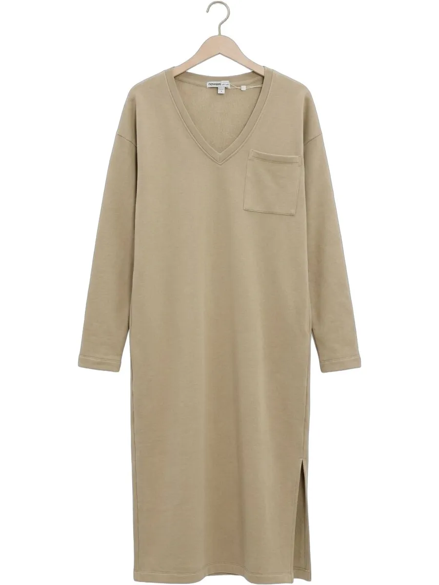 Penn & Ink Dames Jurken Dress Print - Beige, foto 2