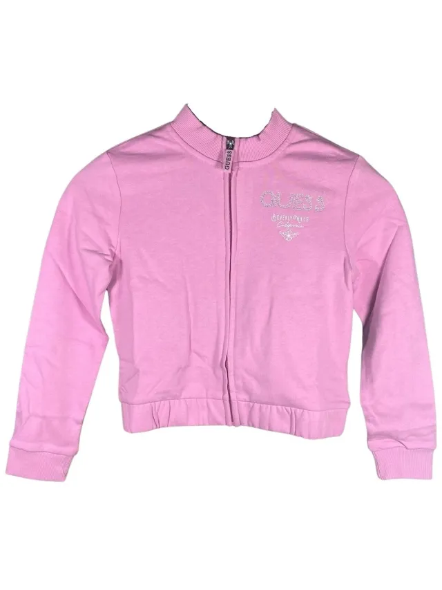 Meisjesjurk Guess zacht roze