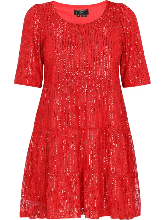 NAEMI Dress Red