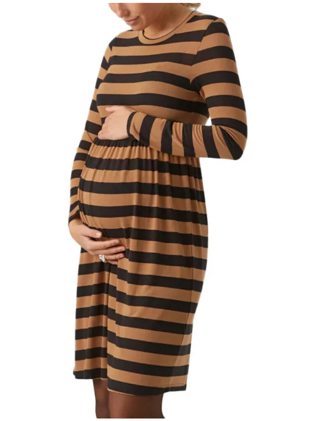 Mamalicious Jurk Mamalicious Nellie Zwart
