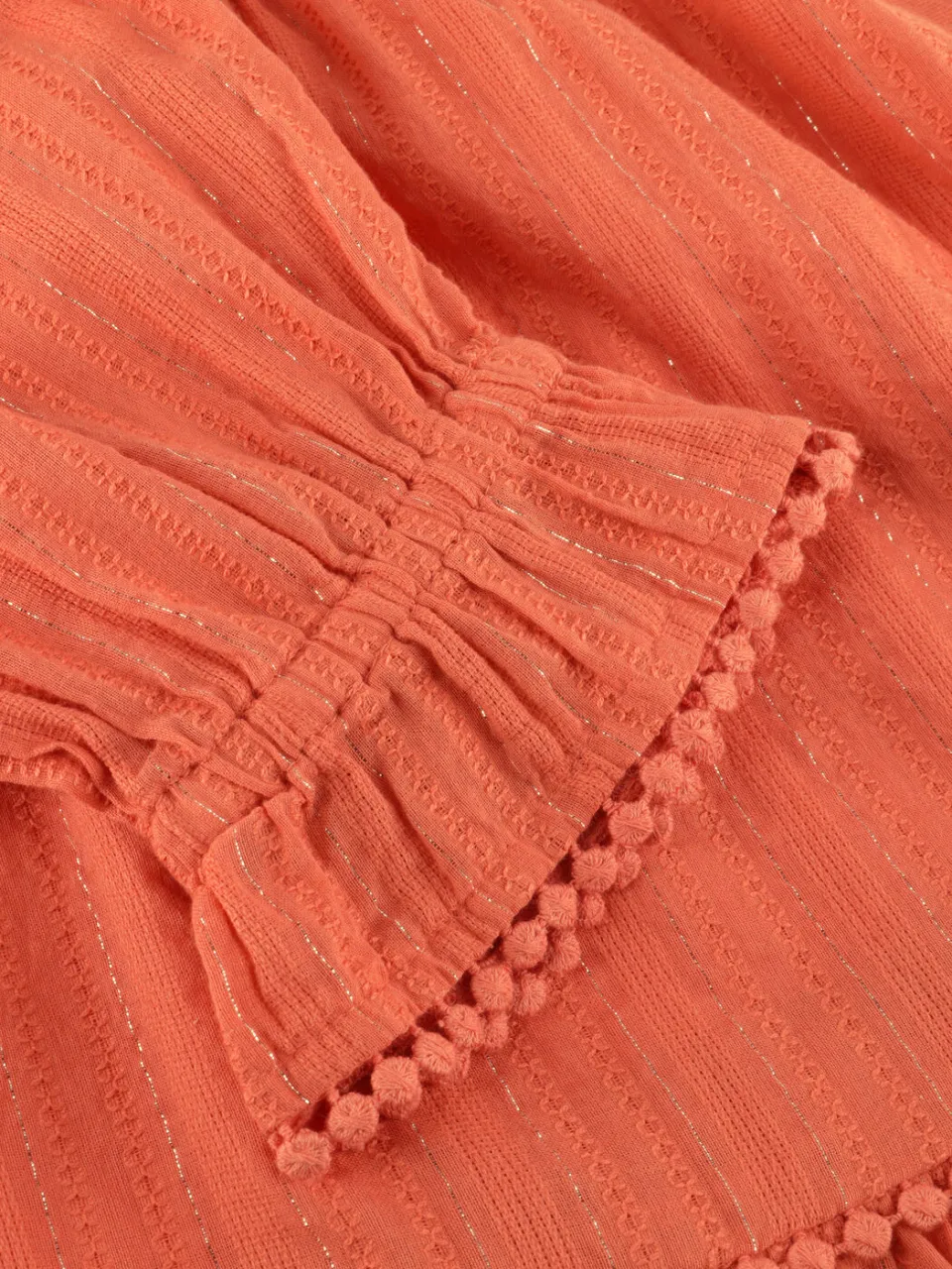 AI&KO Meisjes Jurken Brecht Lurex Co 503 G - Oranje, foto 2