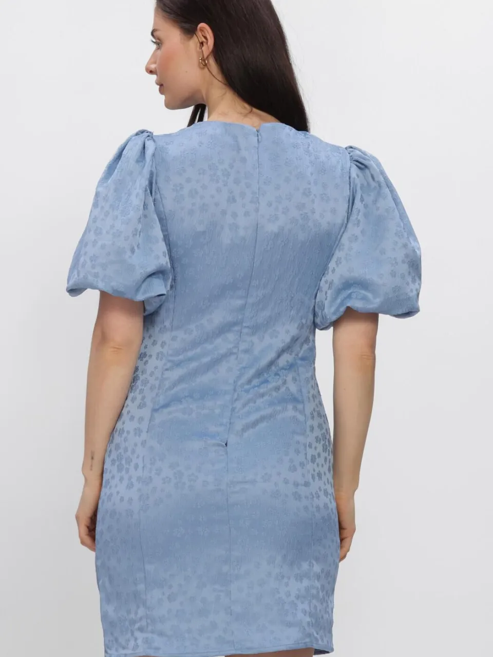 Y.A.S. YAS Dames Jurken Yassanne Ss Dress - Lichtblauw, foto 3